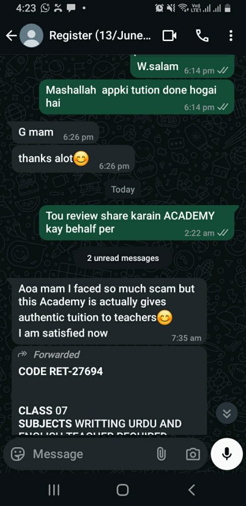 The tutor’s journey with Ruler Ed Tutor Academy reflects how the platform empowers educators. It provides them with a structured, reliable way to reach students, while also building their reputation through collected feedback. This not only enhances the tutor’s credibility but also strengthens the academy’s image as a trusted educational hub.