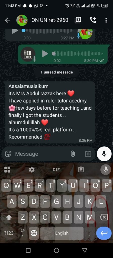 The tutor’s journey with Ruler Ed Tutor Academy reflects how the platform empowers educators. It provides them with a structured, reliable way to reach students, while also building their reputation through collected feedback. This not only enhances the tutor’s credibility but also strengthens the academy’s image as a trusted educational hub.