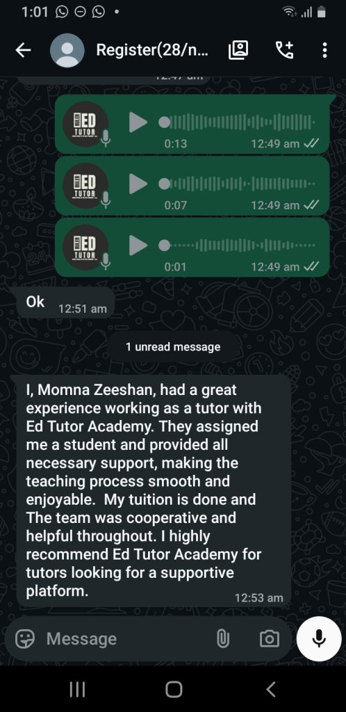 The tutor’s journey with Ruler Ed Tutor Academy reflects how the platform empowers educators. It provides them with a structured, reliable way to reach students, while also building their reputation through collected feedback. This not only enhances the tutor’s credibility but also strengthens the academy’s image as a trusted educational hub.
