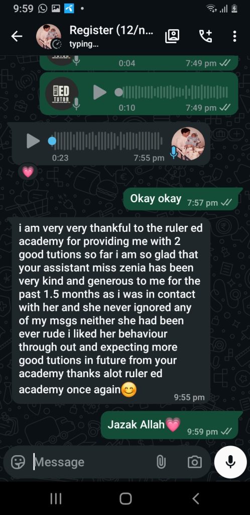 The tutor’s journey with Ruler Ed Tutor Academy reflects how the platform empowers educators. It provides them with a structured, reliable way to reach students, while also building their reputation through collected feedback. This not only enhances the tutor’s credibility but also strengthens the academy’s image as a trusted educational hub.
